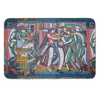 Soviet Mosaic from Cahul, Moldova #4  Stain-Proof Bath Mat