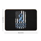 Addison's Disease Survivor Primary Adrenal Insufficiency Durable Bath Mat
