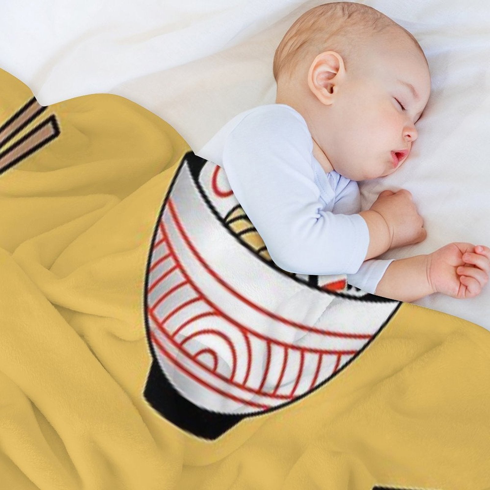 No Face Ramen Anti-pilling Throw Blanket