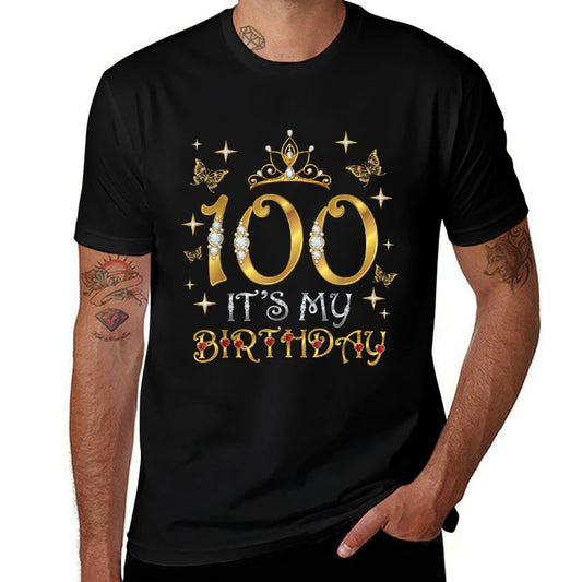100th It's My Birthday, It's My 100th Birthday  Soft T-Shirt