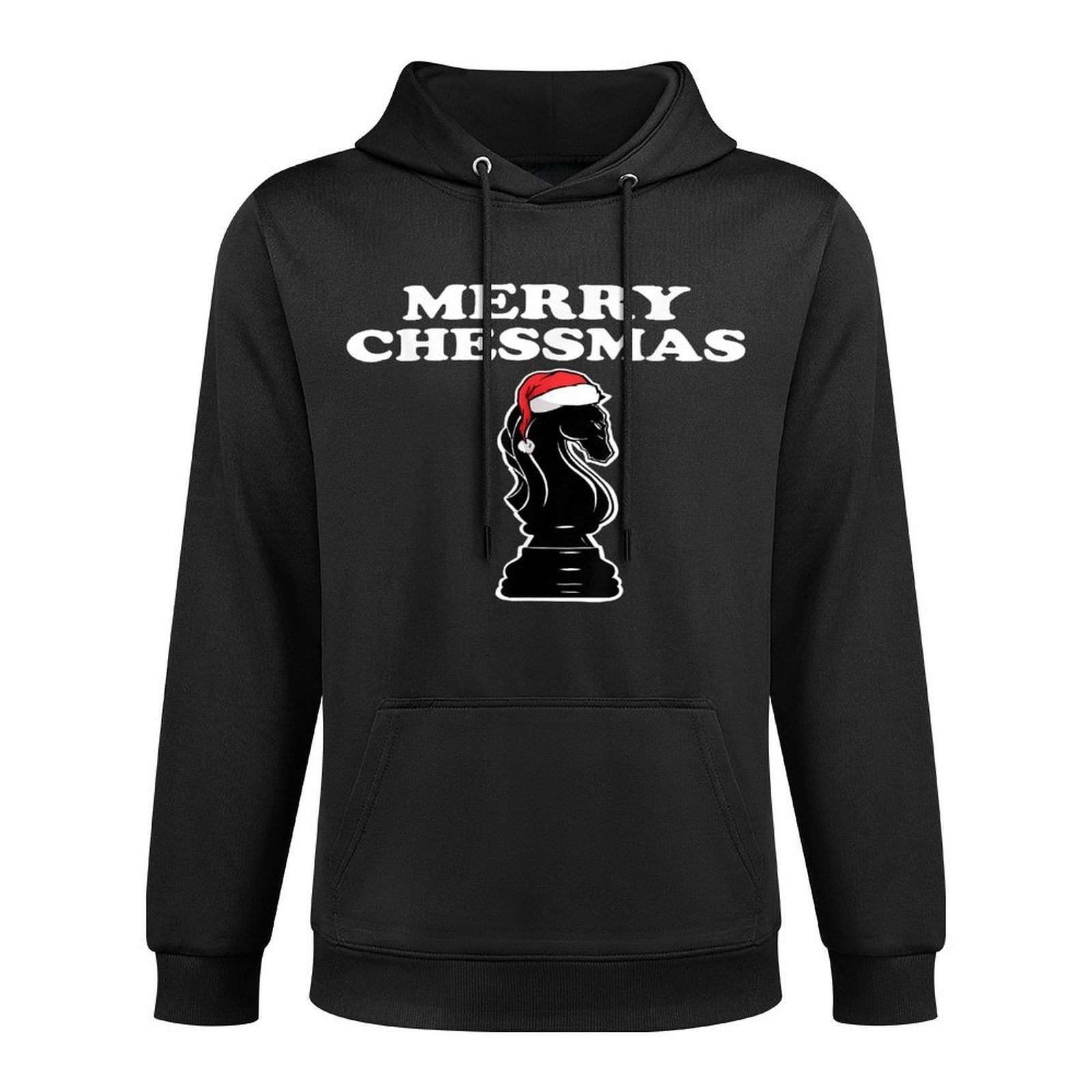 Merry Chessmas Funny Christmas Chess Durable Construction Hoodie