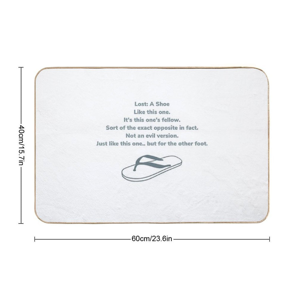 I’ve Lost A Shoe  High-Traffic Bath Mat