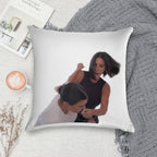 “literally I Will Fuck You Up” Soft Anti-Pilling Throw Pillow