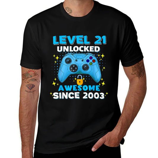 21st Birthday For Men 21 Years Birthday Gifts  Affordable Price T-Shirt