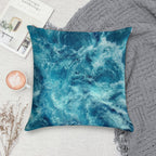 Ocean Is Shaking Soft Washable Throw Pillow