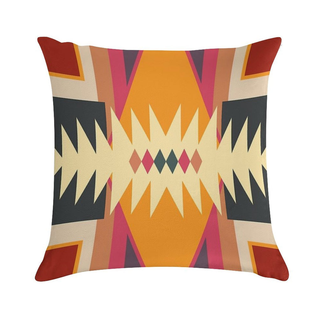 Navajo Design Eight Soft Skin-Friendly Throw Pillow