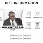 Why Are You Gae Meme Uganda Gay Rights Interview Viral Video Soft Decorative Cover Throw Pillow
