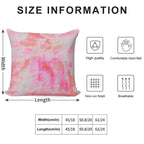 Cute Pink Brushed Soft Skin-Friendly Throw Pillow