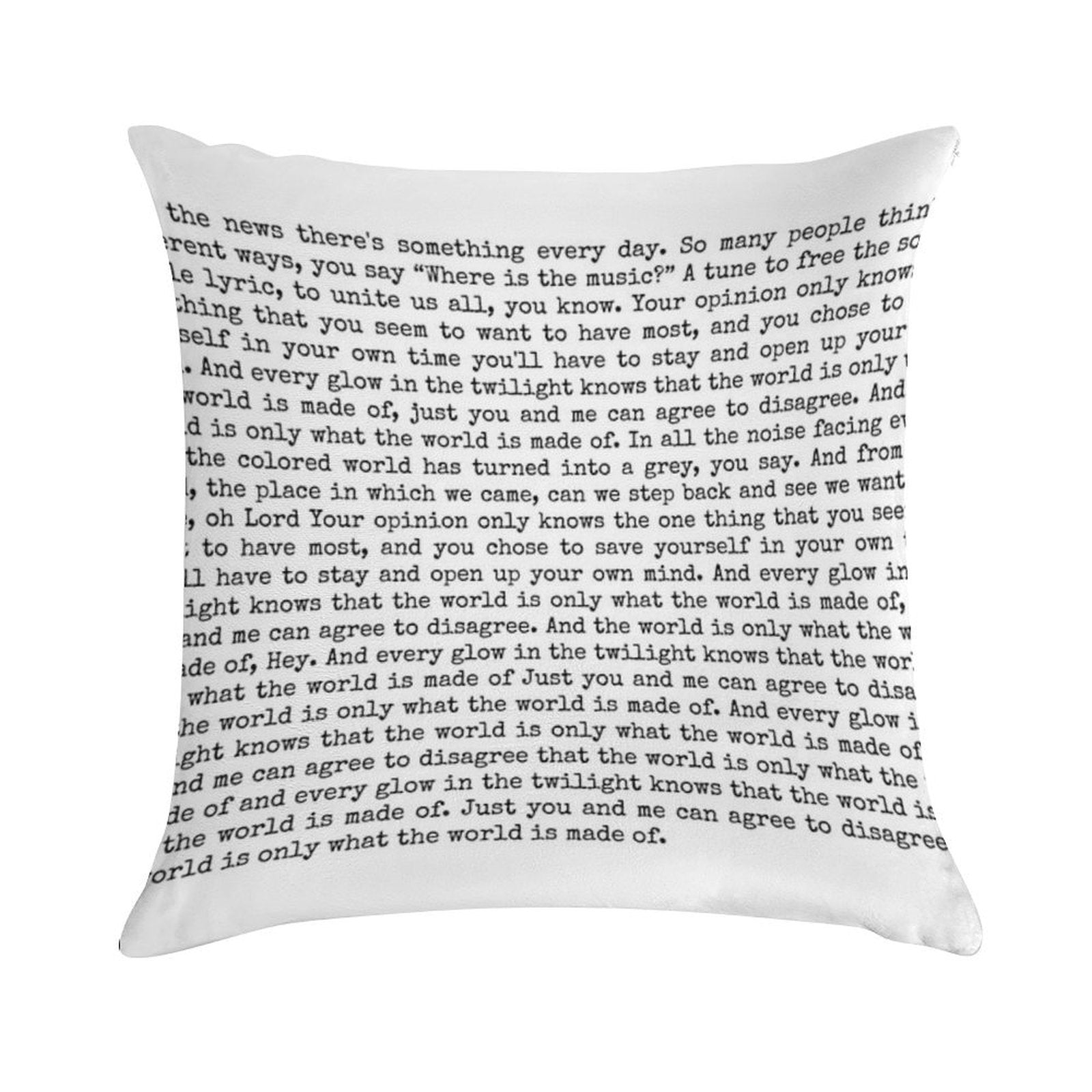 Full Anthem Lyrics Greta Van Fleet Soft Anti-Pilling Throw Pillow