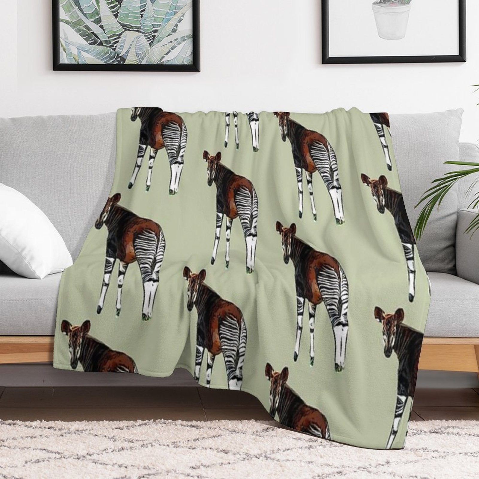 Okapi Lightweight Throw Blanket