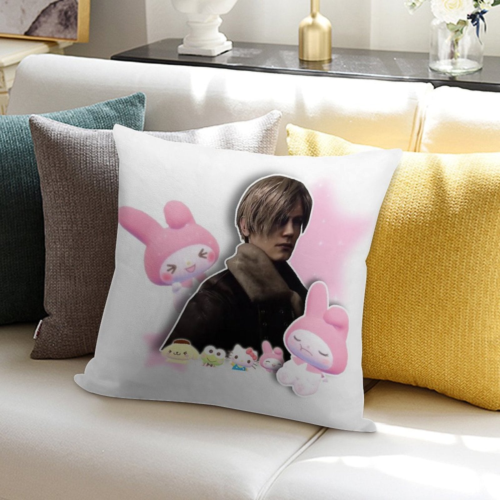 Leon Kennedy Soft Warmth Comfort Throw Pillow