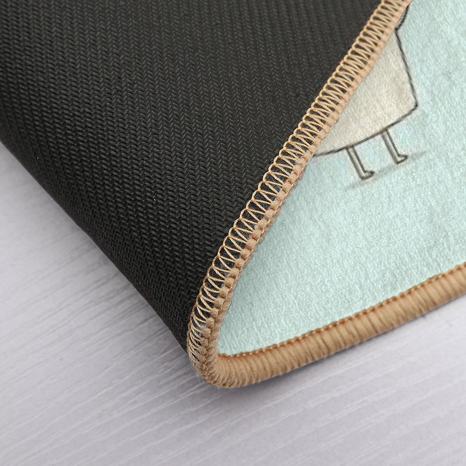 Garden Etiquette  Easy To Clean Bath Mat