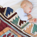 Konya 18th Century Central Anatolian Kilim Print Premium Throw Blanket