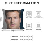 Jamie Dornan Soft High-Density Material Throw Pillow