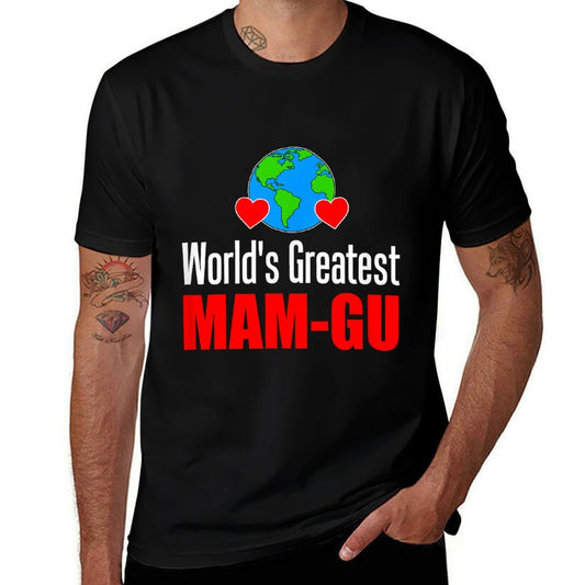 Worlds Greatest Mam-Gu Welsh Grandmother  Wrinkle-resistant T-Shirt