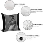 Jonathan Bailey Soft Style Accent Throw Pillow