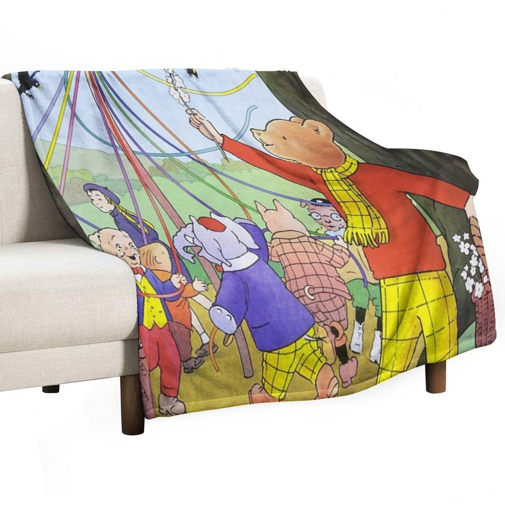 Rupert Bear Wrinkle-free Throw Blanket