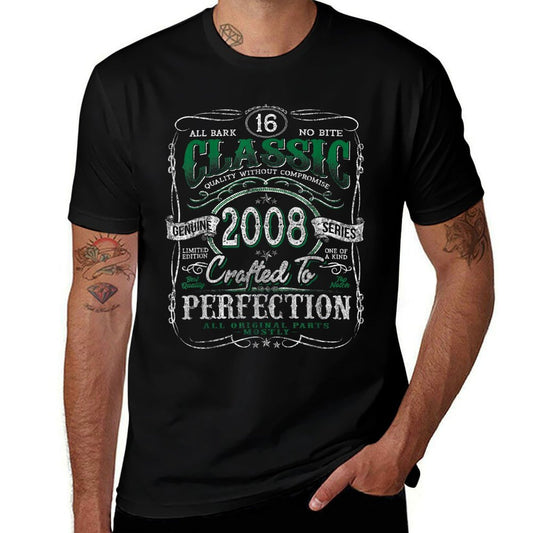 Vintage 2008 Limited Edition 16 Year Old 16th Birthday  Cotton T-Shirt