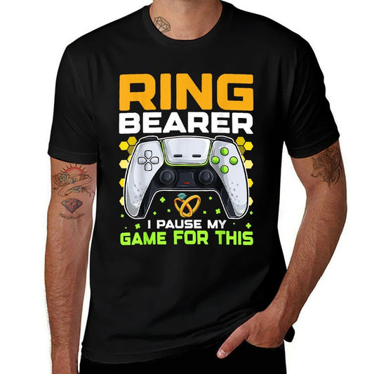 Ring Security Wedding Ring Bear-er Groomsman Proposal Gifts  Soft T-Shirt