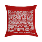 Christmas Vacation Quote; Wheres The Tylenol (white) Soft Style Accent Throw Pillow