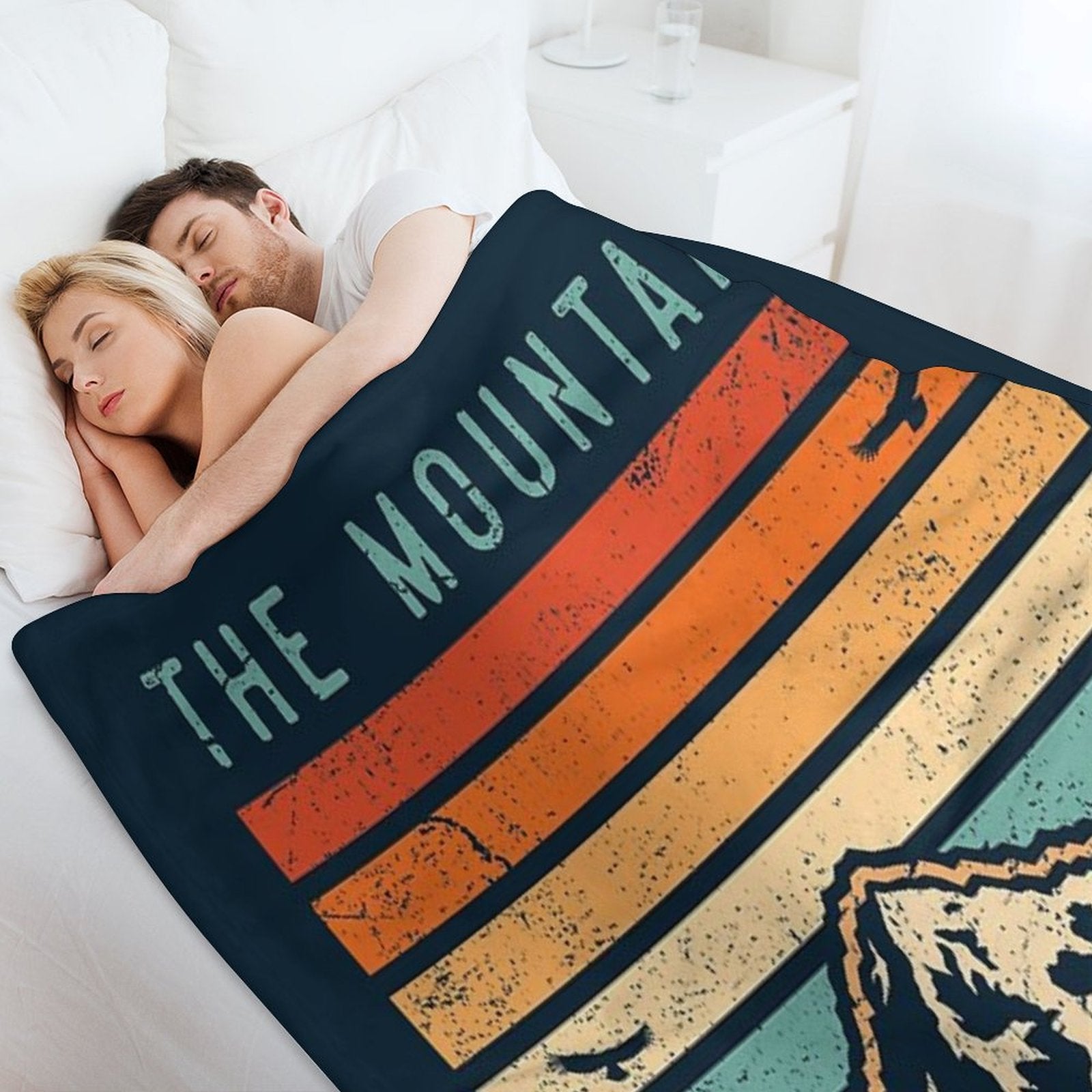 Mountains Are Calling And I Must Go Lightweight Throw Blanket
