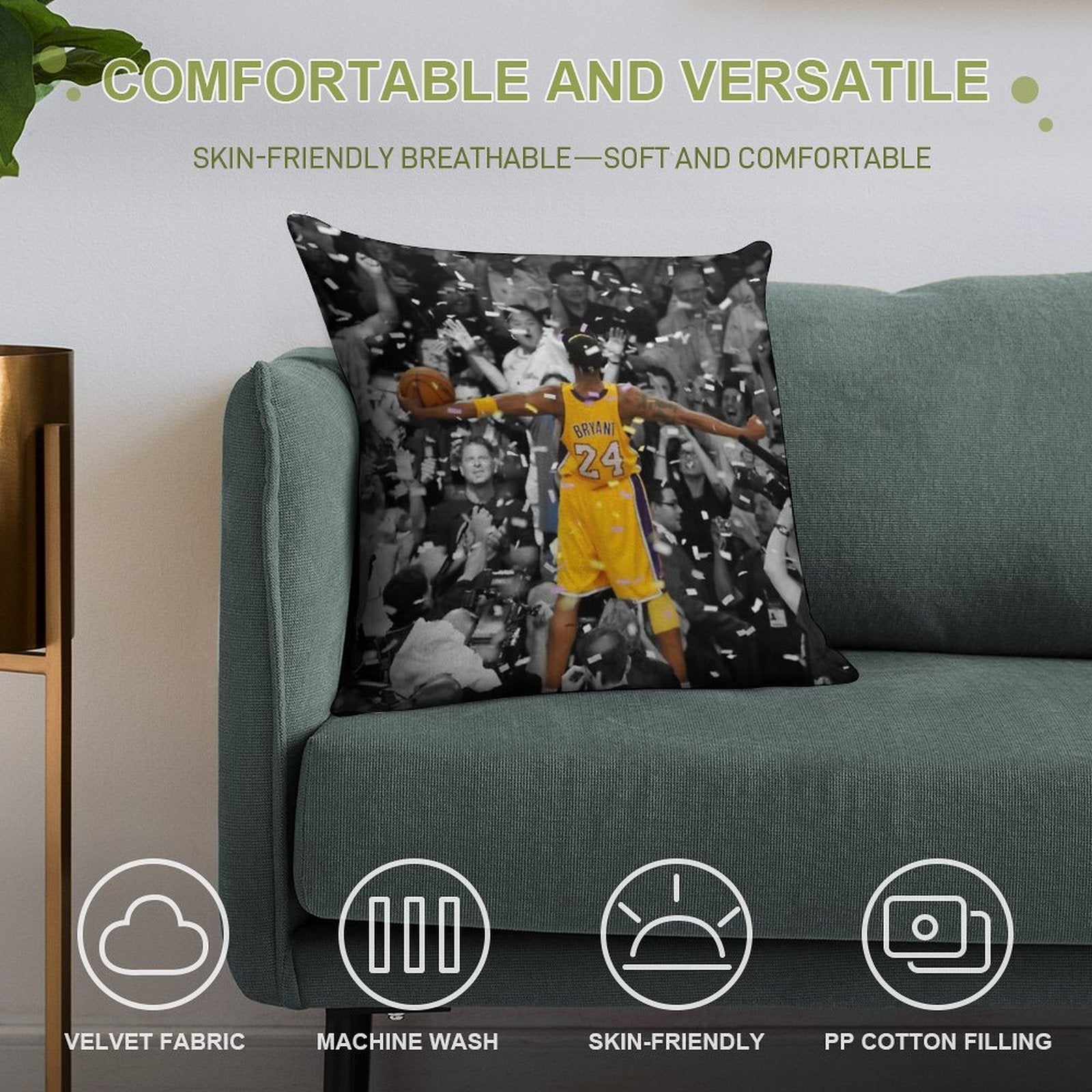 The Glory!!! Soft Durable Construction Throw Pillow