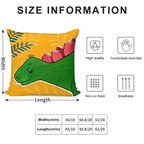Small Stegosaurus Soft Ultra-Soft Texture Throw Pillow
