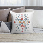Scandinavian Folk Soft High-Density Material Throw Pillow