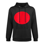 Japan Rising Sun Nisshoki Hinomaru Cotton-Polyester Blend Hoodie