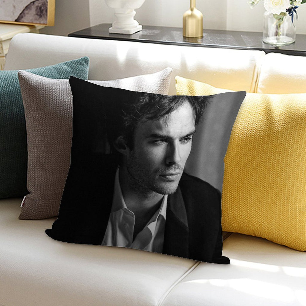 Ian Somerhalder Soft Reinforced Edging Throw Pillow