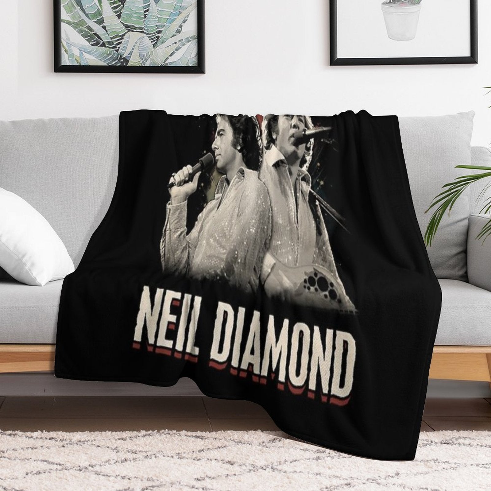 Classic Photo  Country Music Anti-pilling Throw Blanket