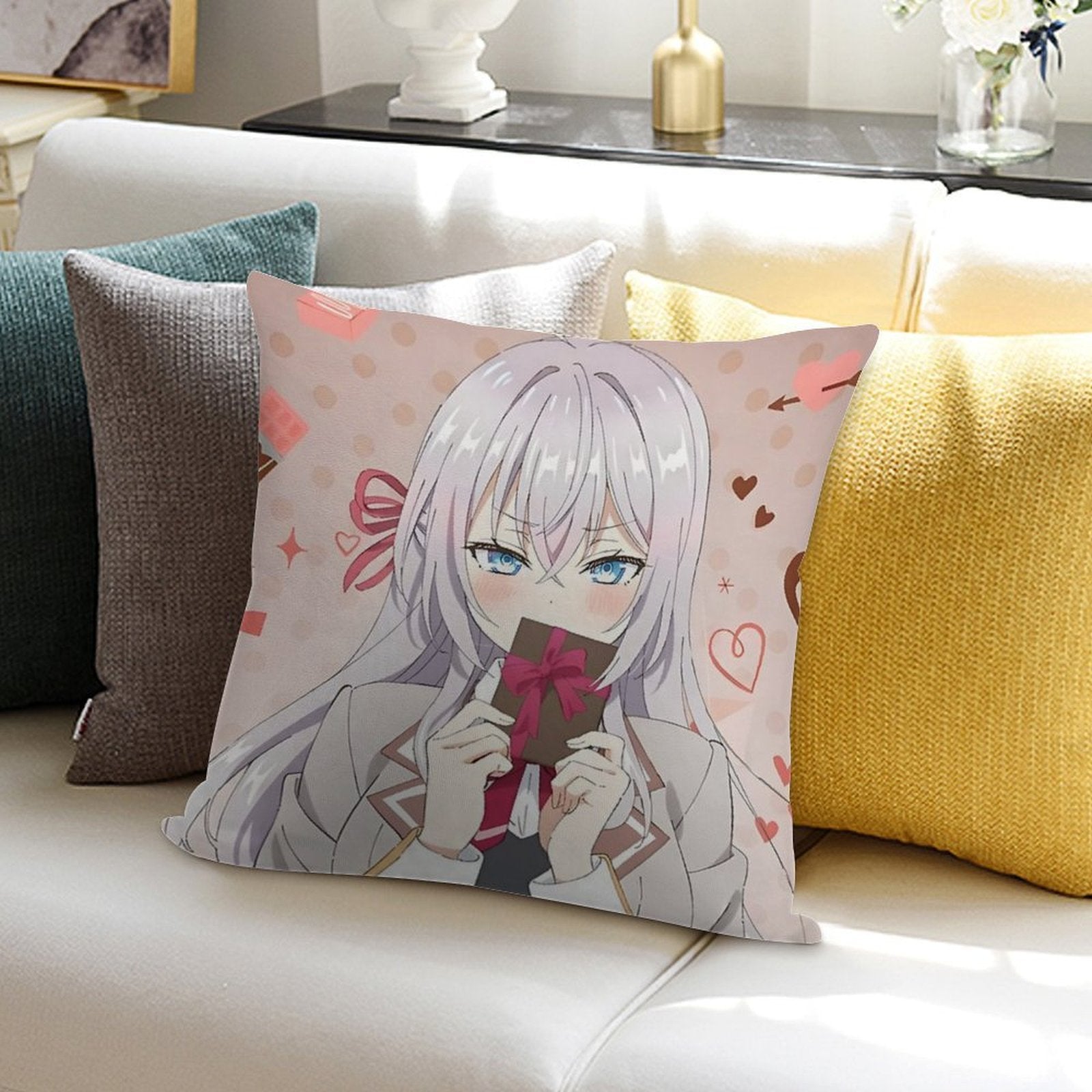 Alya Sometimes Hides Her Feelings in Russian -  Alisa Mikhailova Kujou Soft Skin-Friendly Throw Pillow