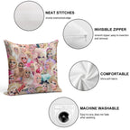Trixie Mattel Collage Soft Luxury Feel Throw Pillow