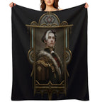 Solus Zos Galvus Framed Portrait Velvety-soft Throw Blanket