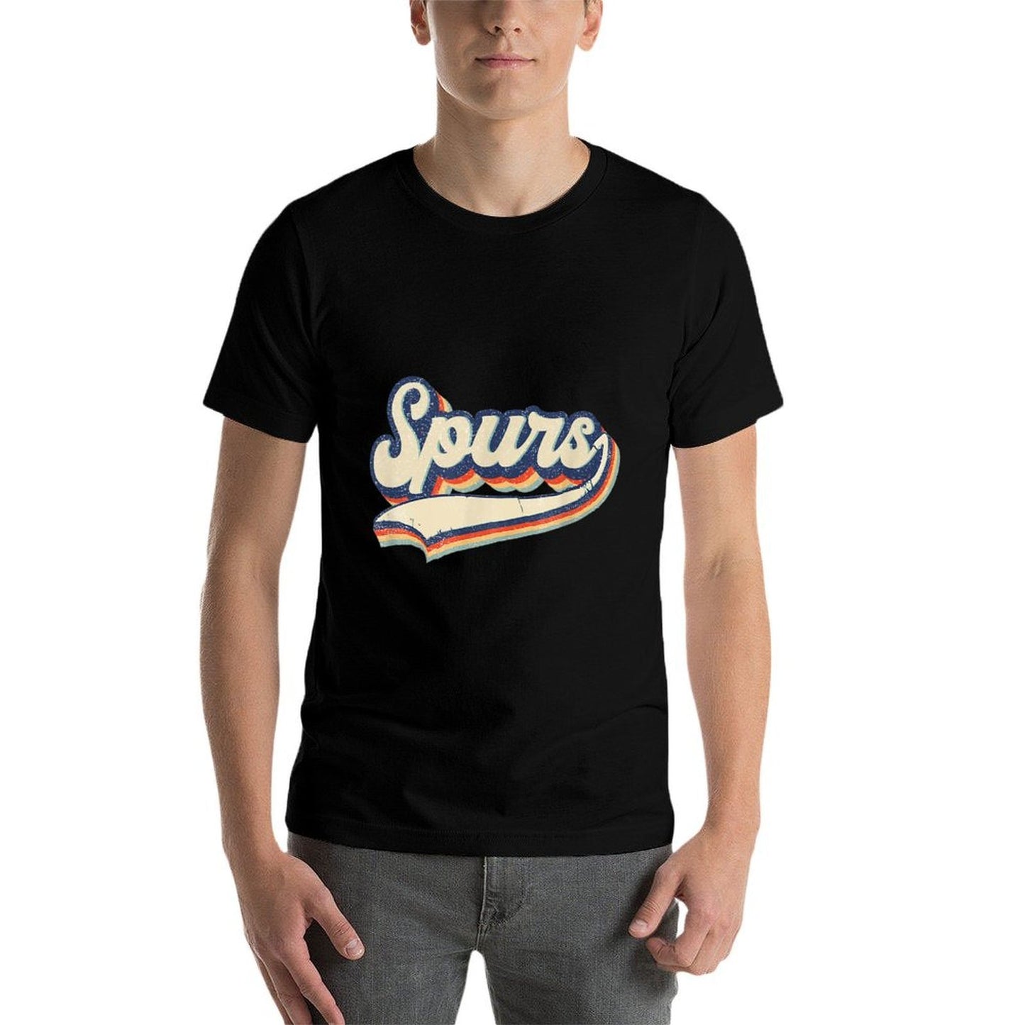 Spurs Name Vintage Retro Gift Men Women Boy Girl  Durable T-Shirt