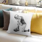 American Football Soft Durable Construction Throw Pillow