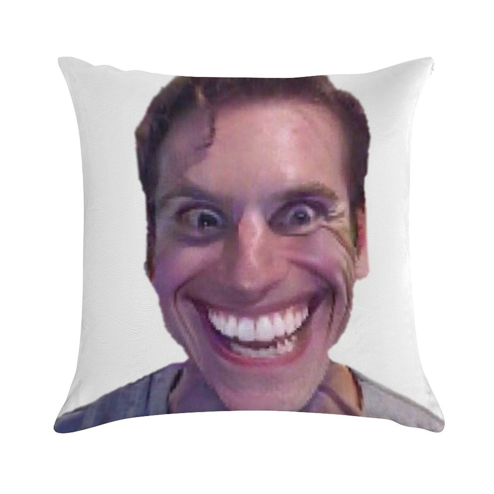 WHEN THE IMPOSTER IS SUS Soft Bedroom Essential Throw Pillow
