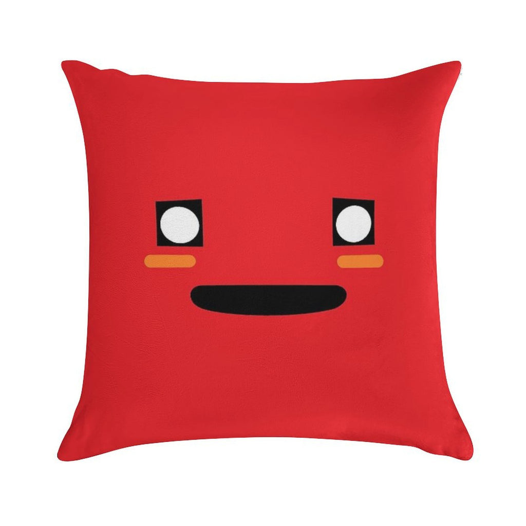 Miata NA Flat Design Soft Hidden Zipper Throw Pillow