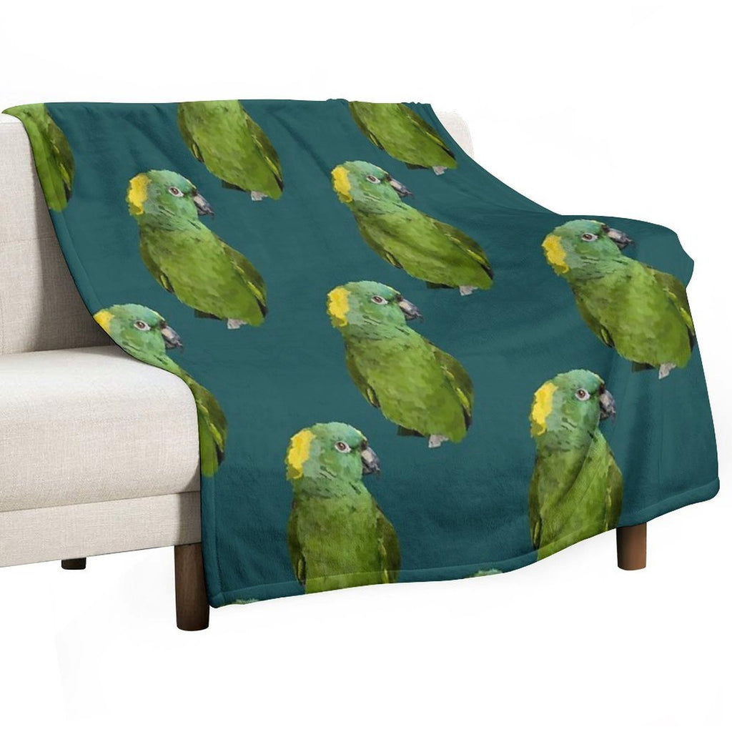 Yellow-Naped Amazon Lightweight Throw Blanket