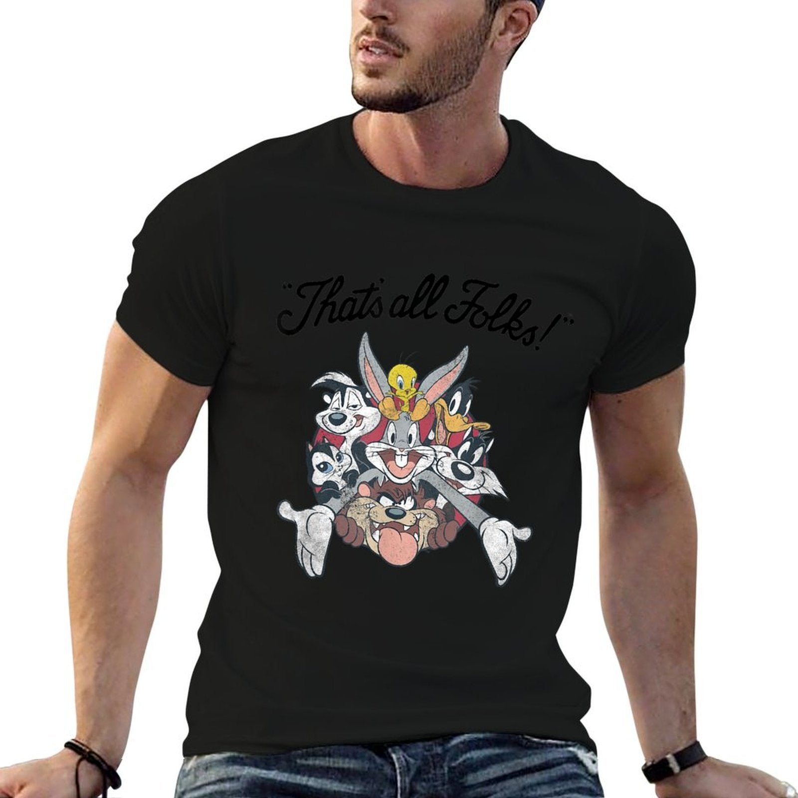 All Stars Thats All Folks  Breathable T-Shirt