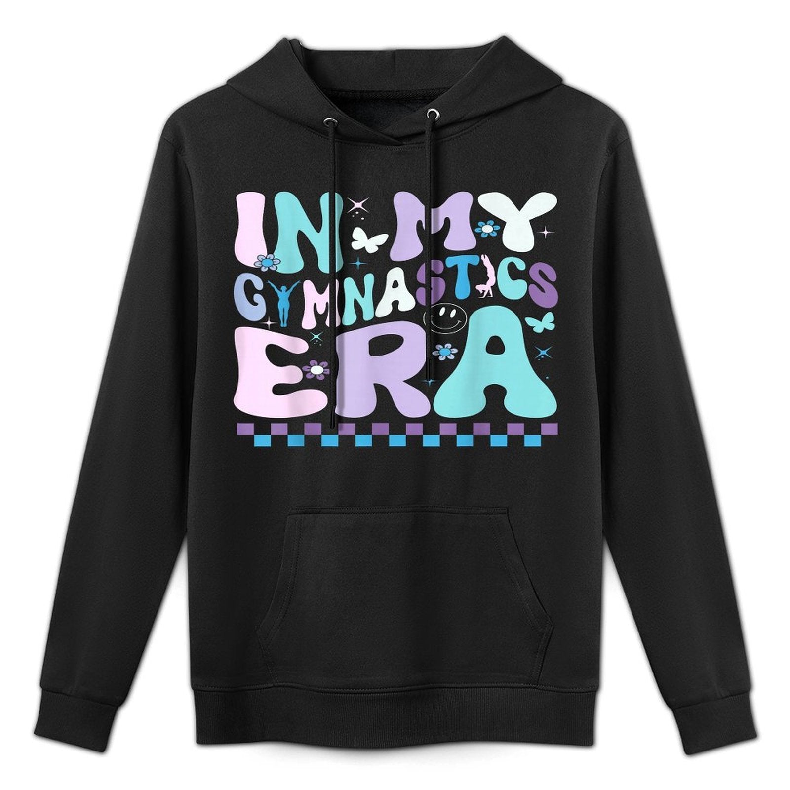 Groovy In My Gymnastics Era Tumbling Cartwheel Gymnastics Medium-Weight Fabric Hoodie
