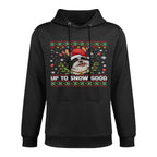 Shih Tzu Dog Reindeer Ugly Christmas Sweater Layering Staple Hoodie