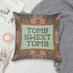 Tomb Sweet Tomb Haunted Mansion Foolish Mortal Soft Shrink-Resistant Throw Pillow