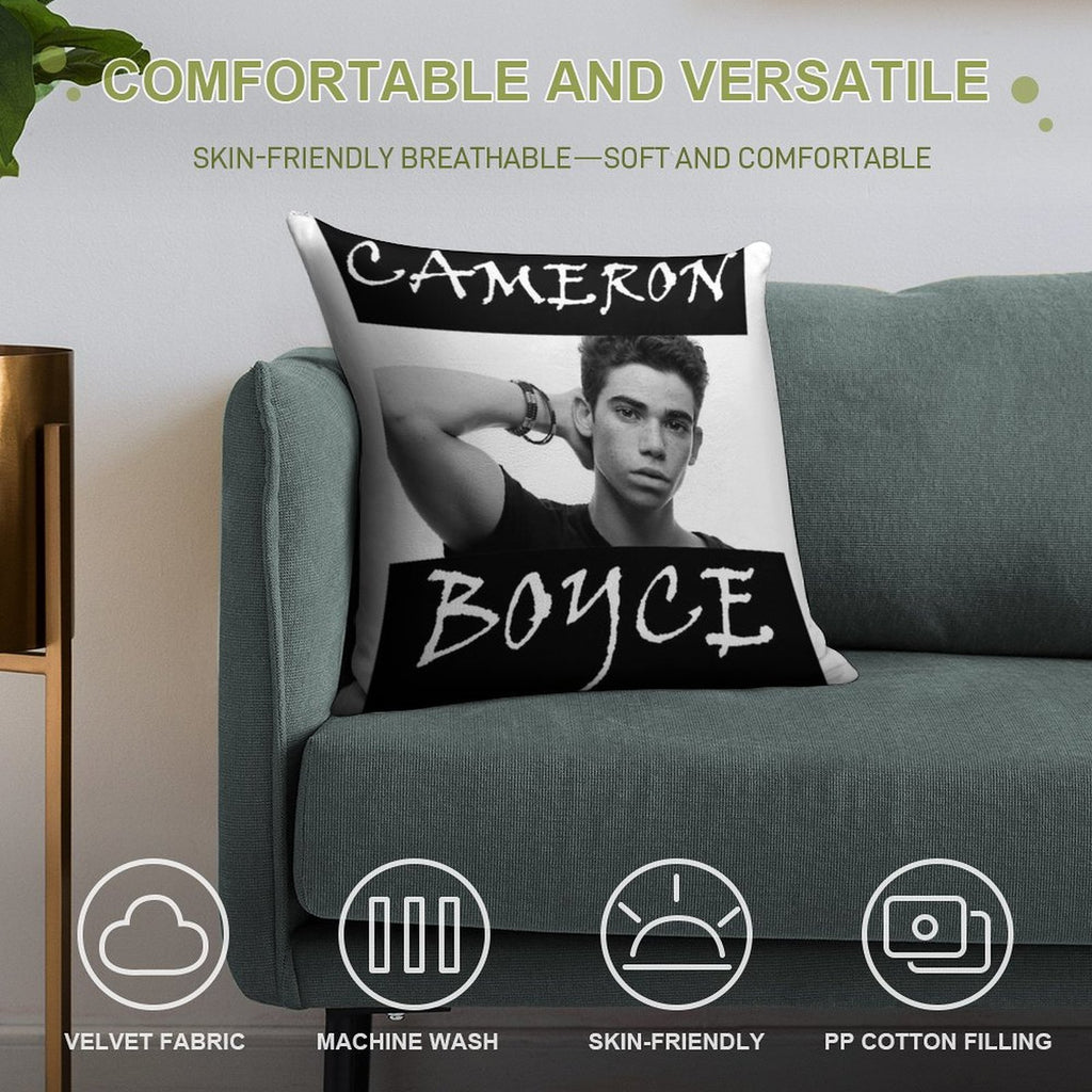 Cameron Boyce Fan Soft Luxury Feel Throw Pillow