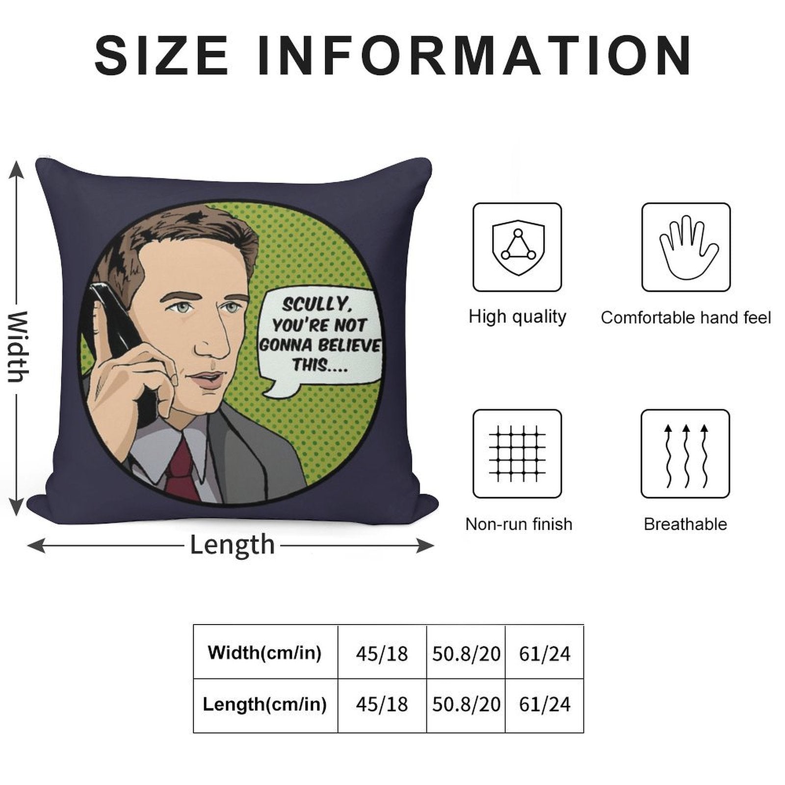 Pop Mulder Soft Style Accent Throw Pillow