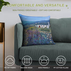 A Place by The Sea Soft Ultra-Soft Texture Throw Pillow