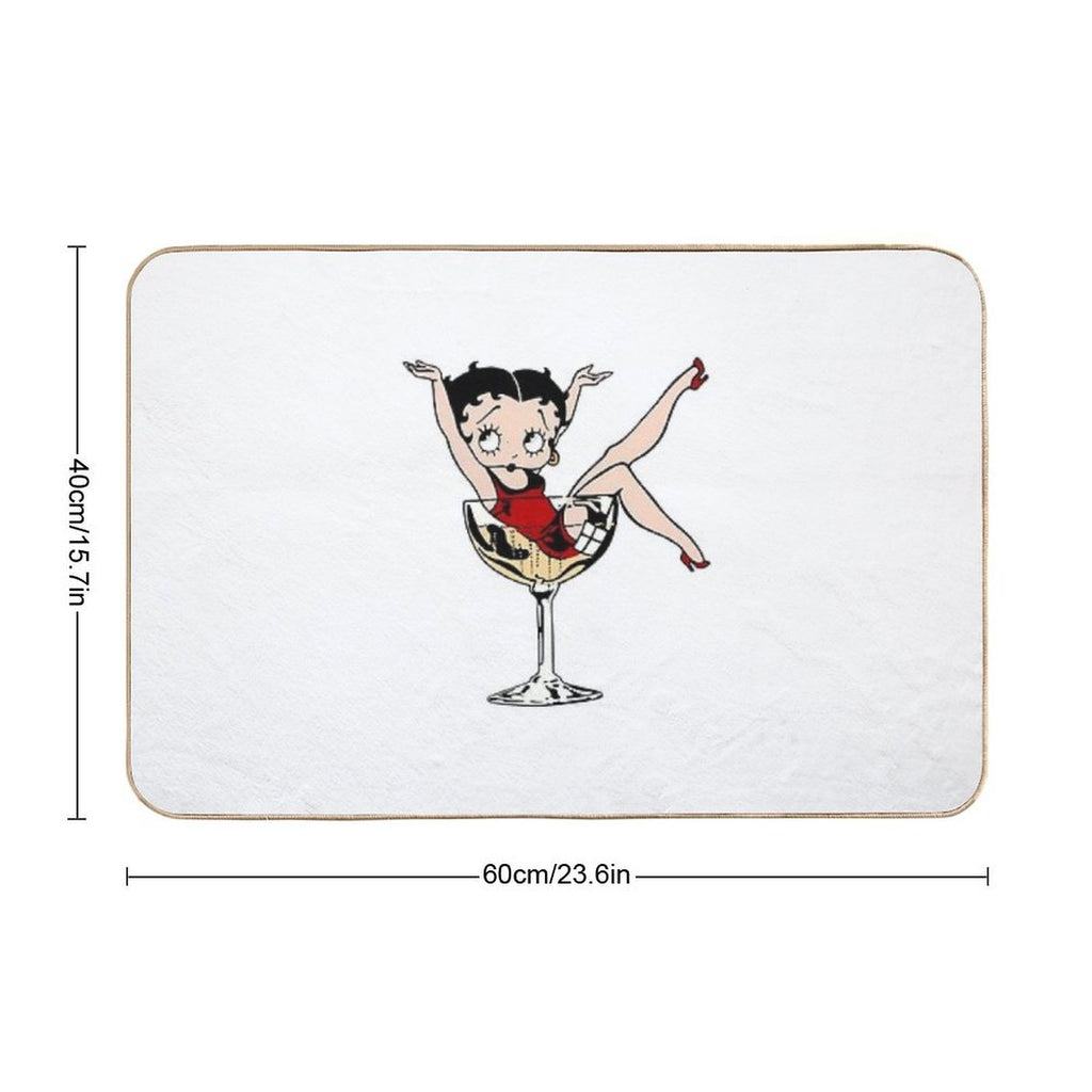 Betty Boop Classic Design Vol. 09  Easy To Clean Bath Mat