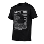 Writer Facts Storyteller Nutrition Information  Polyester Blend T-Shirt