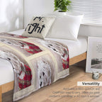 Scottish Highland Westie Dog Quick-dry Throw Blanket