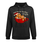 Funny Gingerbread Christmas Snack Cookies Boys Toddler Kids Colorfast Hoodie